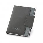 RUSSEL. Mapa cu notepad A5 cu pagini simple - Gri