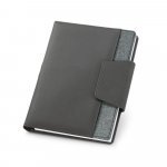 RUSSEL. Mapa cu notepad A5 cu pagini simple - Gri