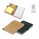COOPER. Carnet de notes adh&eacute;sif, 6 types de feuilles autocollantes