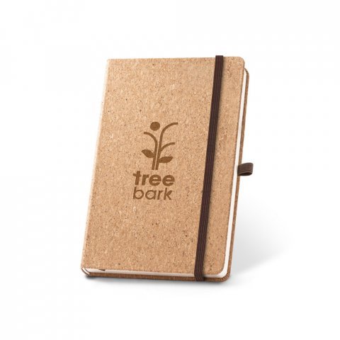 HAWKINS A5. Carnet de notes A5 en li&egrave;ge avec pages blanches - Naturel