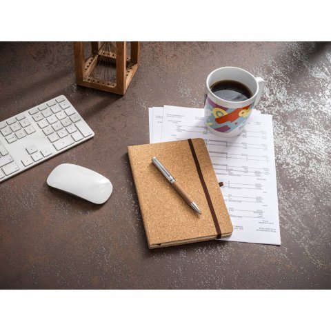 HAWKINS A5. Carnet de notes A5 en li&egrave;ge avec pages blanches