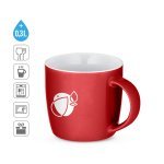 COMANDER. Tazza in ceramica con finitura lucida, 370 ml