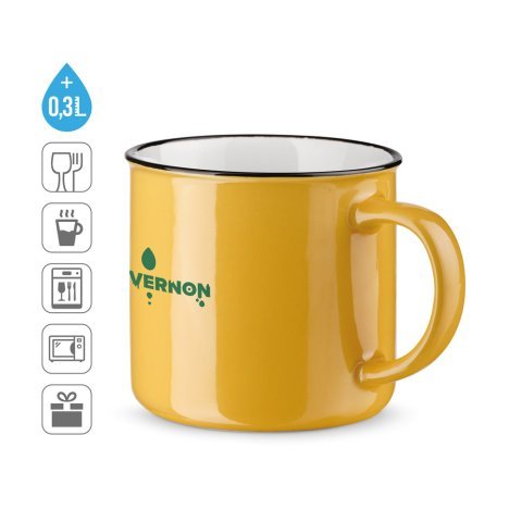 VERNON. Cana ceramica 340 mL