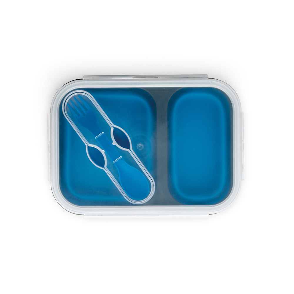 DILL. Porta pranzo. Contenitore ermetico in silicone e PP (480 e 760 mL)
