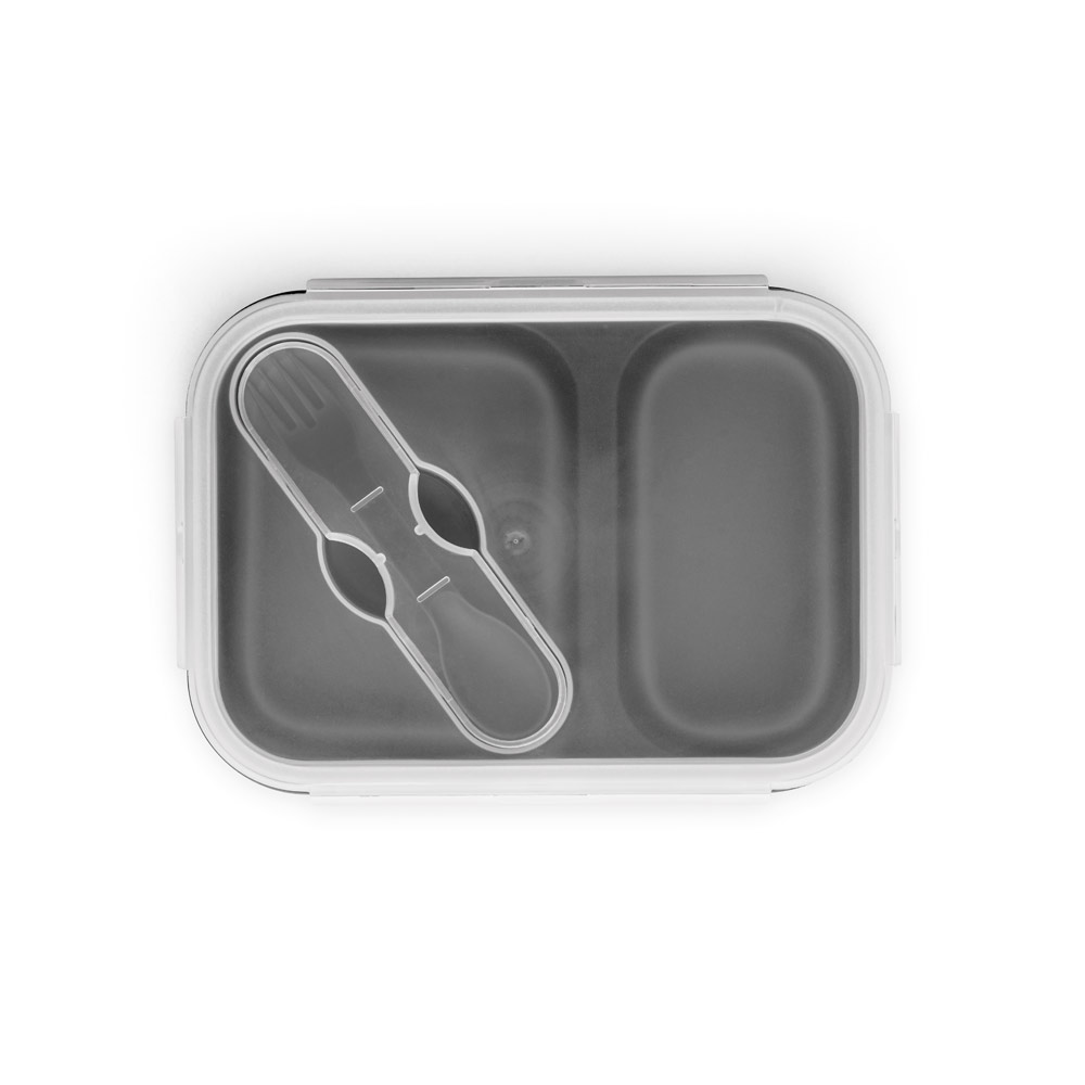 DILL. Porta pranzo. Contenitore ermetico in silicone e PP (480 e 760 mL)