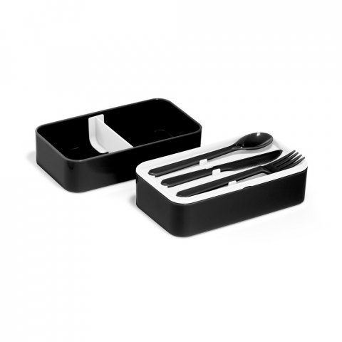 BOCUSE. Lunch Box. 680 mL PP and PS lunch box - Black