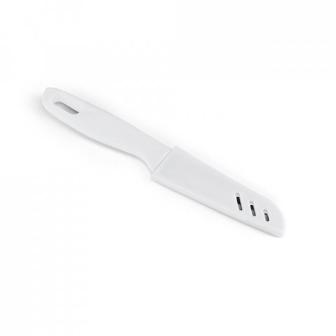 MIKUS. Нож от неръждаема стомана и PP - бял