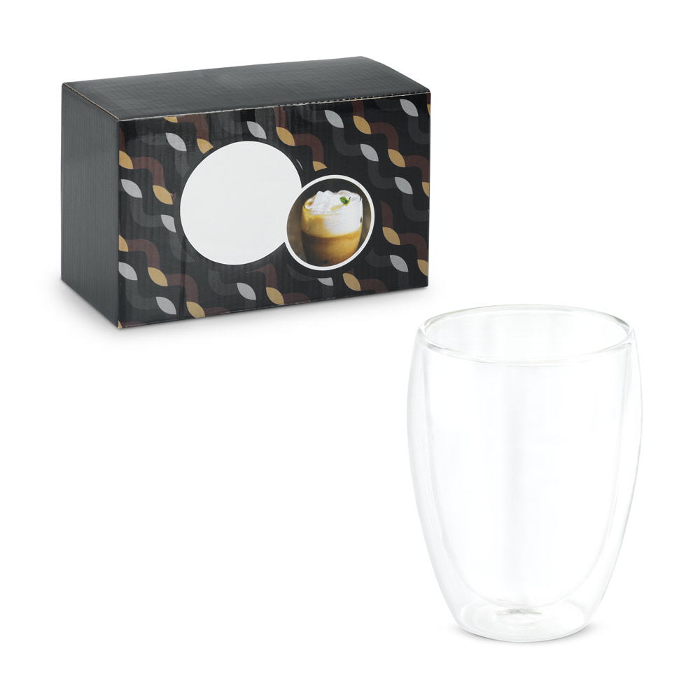 MACHIATO DUO. Set di 2 tazze in vetro borosilicato