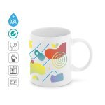 ANISEED. Tazza in ceramica ideale per la sublimazione da 350 mL