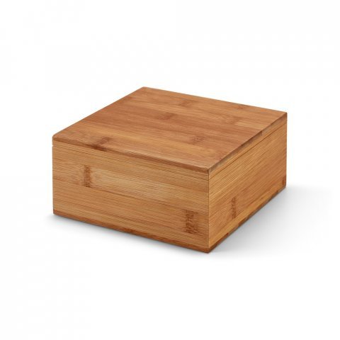 ARNICA. Кутия за чай изработена от бамбук. Разполага с 4 отделения и магнитна закопчалка - естествен