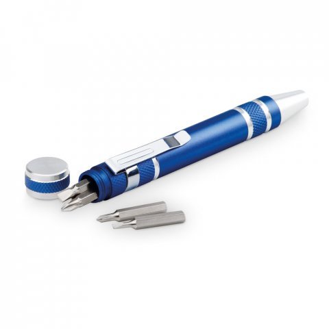 TOOLPEN. Pen shaped screwdriver set - Royal blue