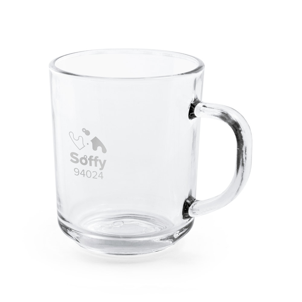 SOFFY. Tazza in vetro da 230 mL
