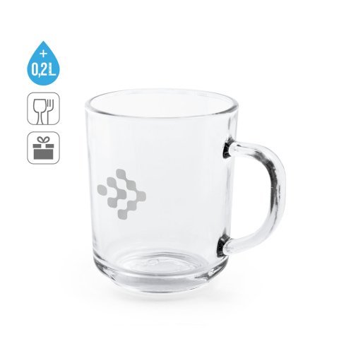 SOFFY. Tazza in vetro da 230 mL