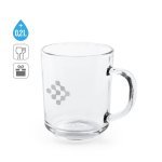 SOFFY. Tazza in vetro da 230 mL