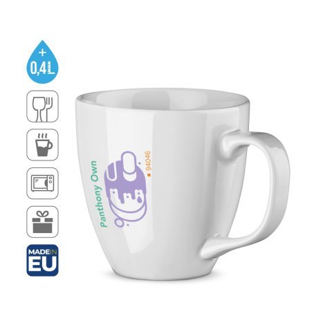 PANTHONY OWN. Porcelanowy kubek 450 mL