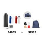 RIO. Bouteille / Gourde en aluminium recycl&eacute; (100 % rAL) avec bouchon en PP 660 ml