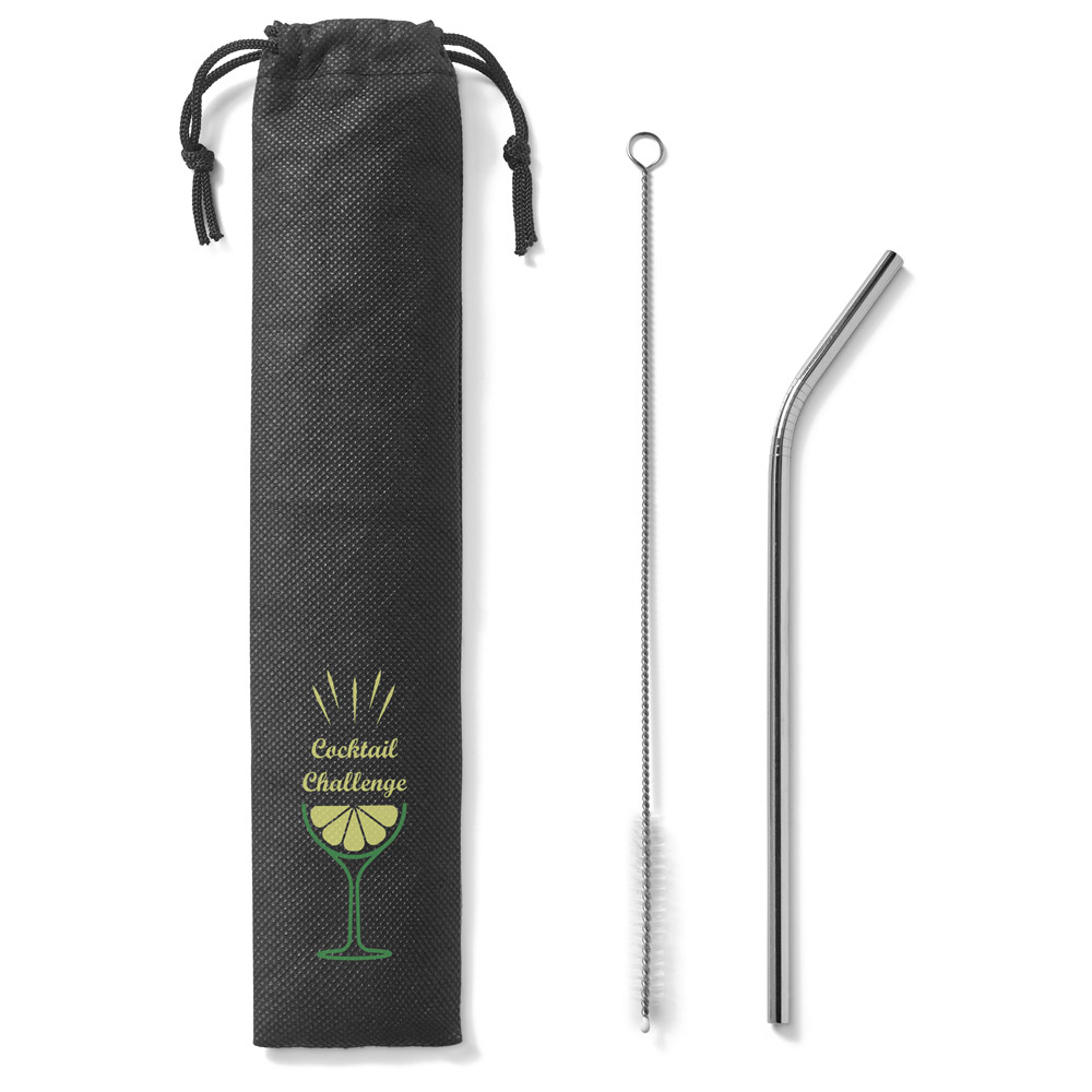 COCKTAIL. Cannuccia riutilizzabile in acciaio inox