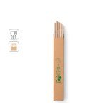 LAMONE. Set av 10 kraft papper sugr&ouml;r
