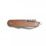 BELPIANO. Navaja multifunci&oacute;n en acero inoxidable y madera - Natural