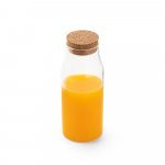 JASMIN 1000. Bottiglia in vetro con tappo in sughero da 1 L - Naturale