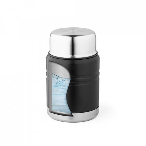 GIMLET. 550 mL Stainless steel food thermos - Black