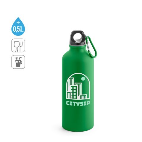 COLLINA. Bottiglia in alluminio con moschettone 540 mL
