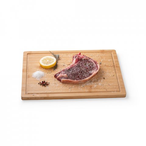 MARJORAM. Bamboo cutting board - Natural