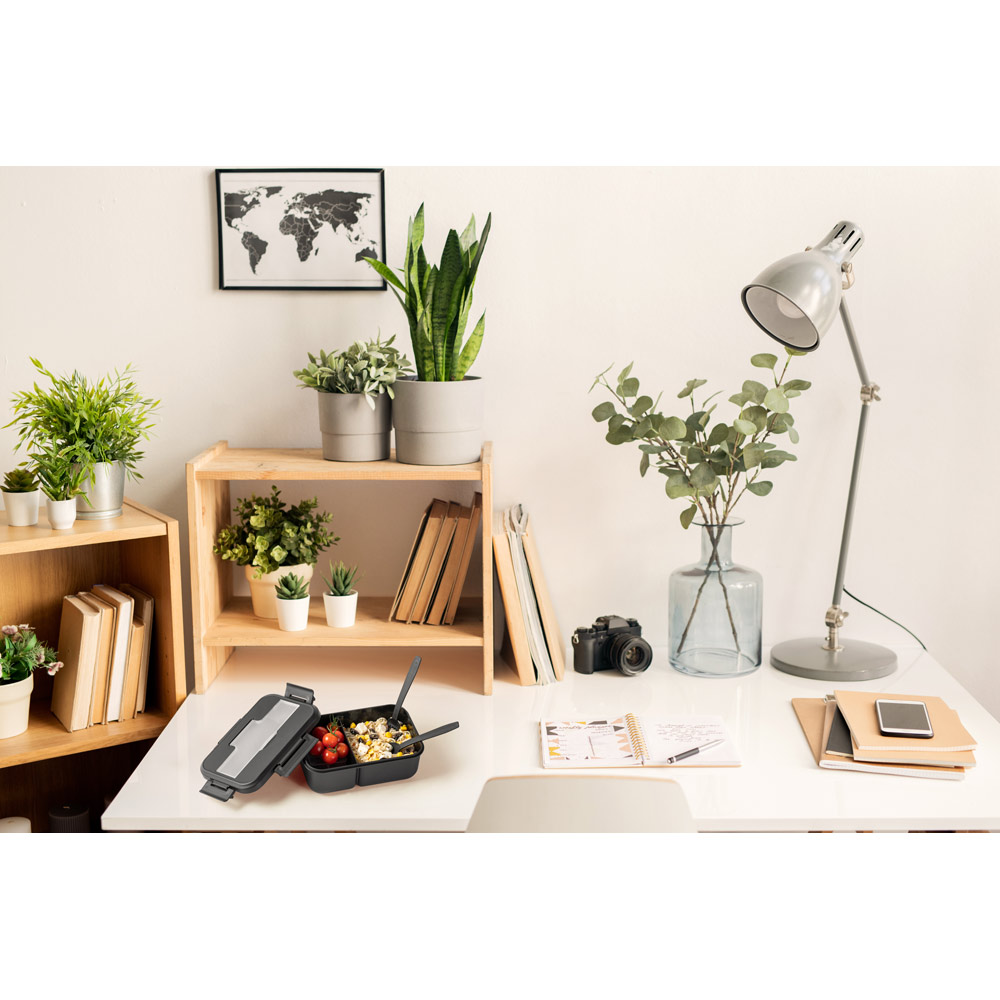 PYRUS. Porta pranzo. Porta pranzo con chiusura ermetica in PP da 1000 mL