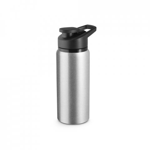SHAWN. Sticlă sport din aluminiu reciclat 100% (660 mL) - Argintiu satinat
