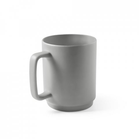 MIGHTY. Keramička &scaron;olja sa cilindričnim telom 330 ml - Siva