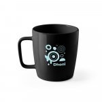 DHONI. Tazza in ceramica da 450 ml - Nero