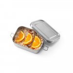 ALLSPICE. Кутия за обяд. Здрава херметична кутия, изработена от неръждаема стомана (90% рециклирана) 750 mL - Сатенено сребро