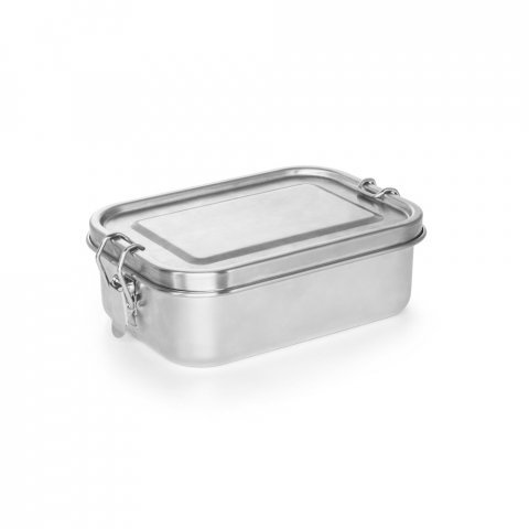 ALLSPICE. Кутия за обяд. Здрава херметична кутия, изработена от неръждаема стомана (90% рециклирана) 750 mL - Сатенено сребро