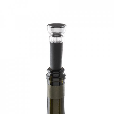 VIOGNIER. Čep za vino sa vakuum pumpom - Crna