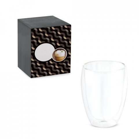 MACHIATO CUP. Bicchiere in vetro borosilicato da 350 mL