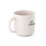 COFFEE CONSTELLATION. Ceramic coffee mug 75 mL - Pastel white