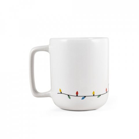 REINDEER. Krus med Julemotiv 330 ml - Hvid