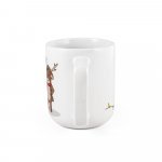 REINDEER. Krus med Julemotiv 330 ml - Hvid