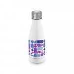 AMORTI S. Butelka sublimacyjna ze stali nierdzewnej 380 ml - Biały