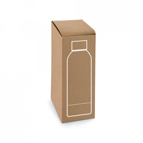 ODIN METTALIC. Butelka z 90% stali nierdzewnej pochodzącej z recyklingu 550 mL