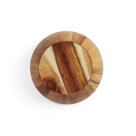 SAGE. Zdjela za salatu od kasijinog drva - Dark natural