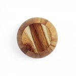 SAGE. Zdjela za salatu od kasijinog drva - Dark natural