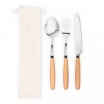 BOULUD. 3-piece set in acacia wood - Natural