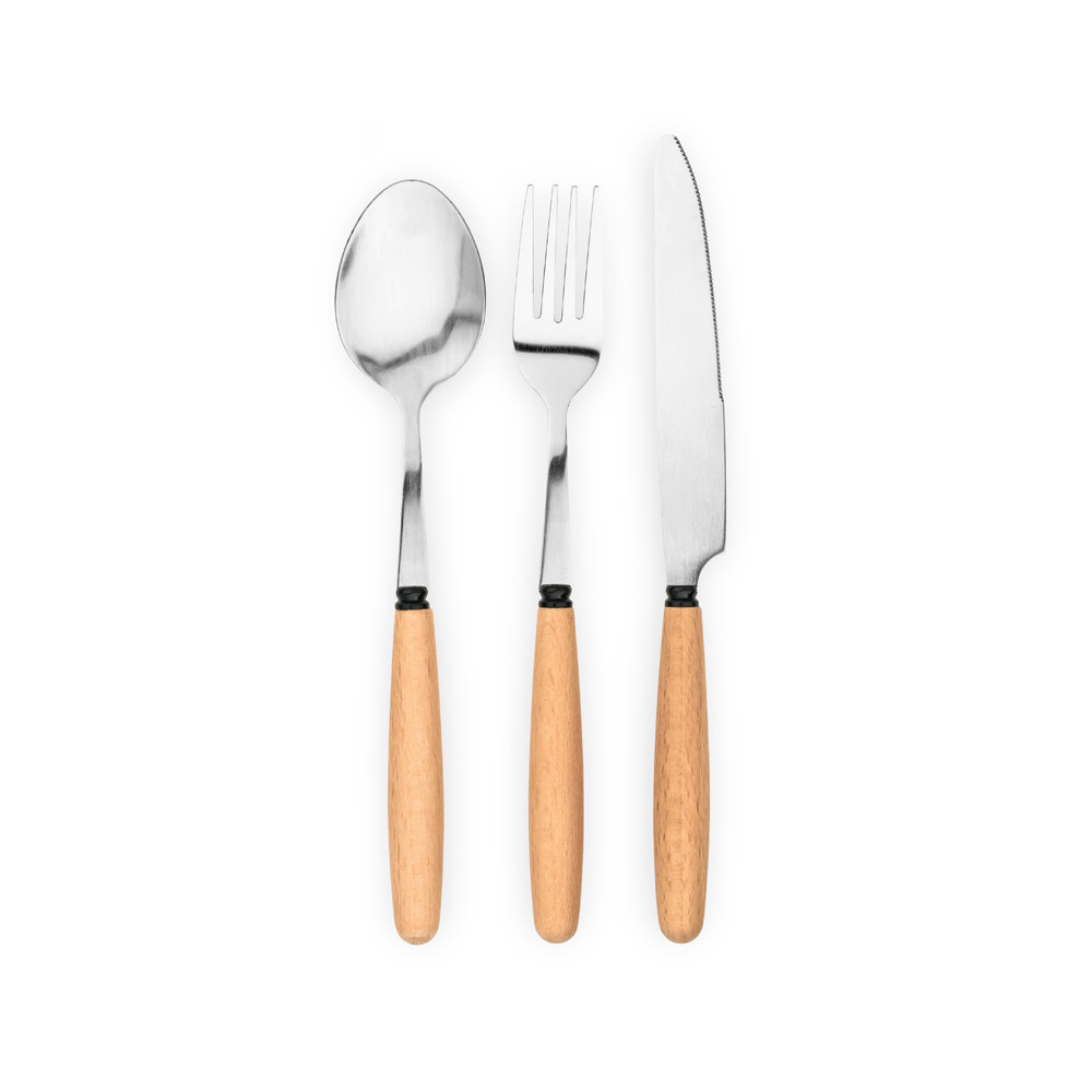 BOULUD. Set da 3 pezzi in legno di acacia