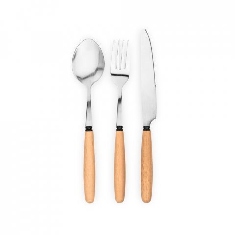 BOULUD. 3-piece set in acacia wood - Natural