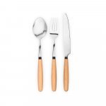 BOULUD. 3-piece set in acacia wood - Natural