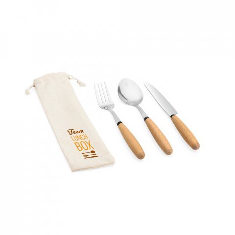 BOULUD. 3-piece set in acacia wood - Natural