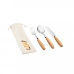 BOULUD. 3-piece set in acacia wood - Natural