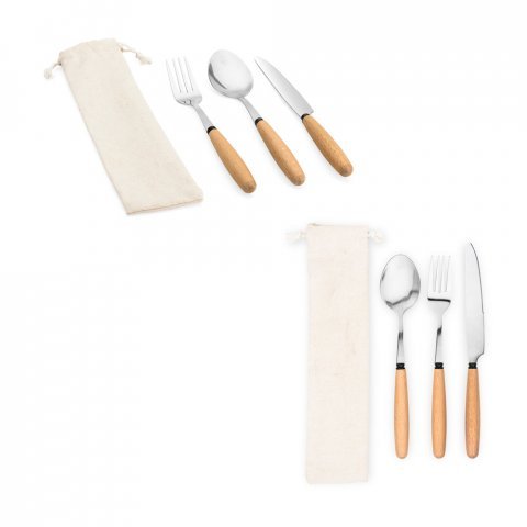 BOULUD. 3-piece set in acacia wood