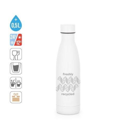 RE-BUFFON M. Thermos in acciaio inox riciclato al 90% 520 mL